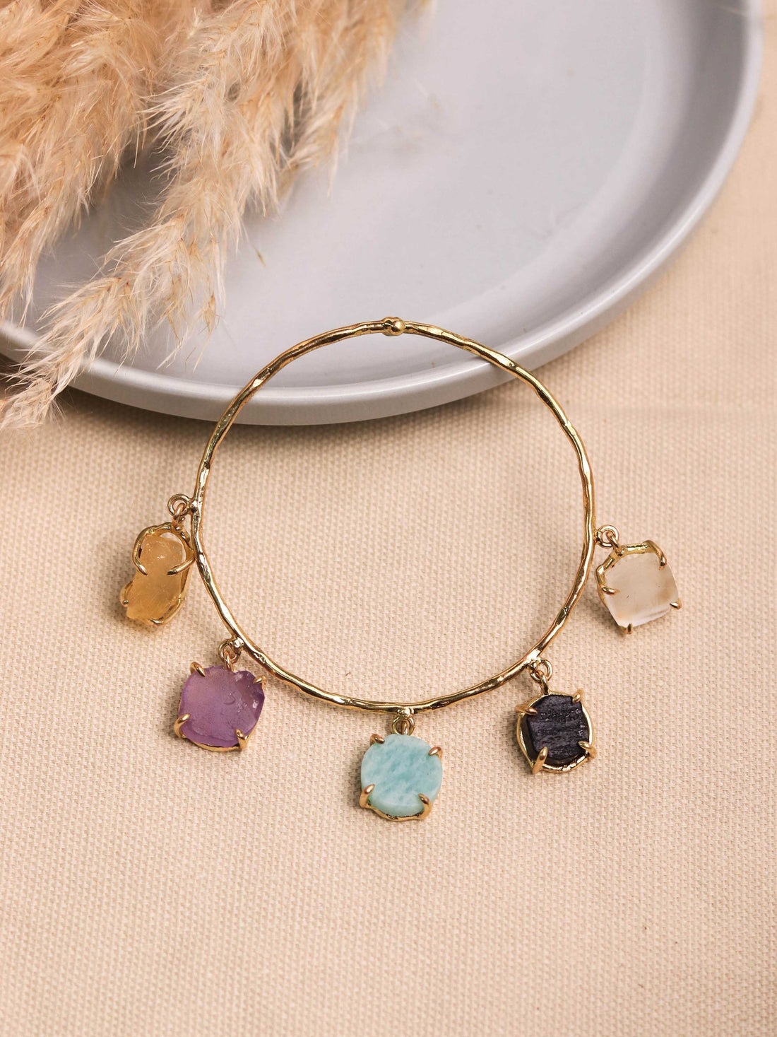 Soft Girl 5 Jewel Crystal Hamper ( 1 Necklace, 1 Bracelet, 3 Earring)